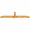 Ekena Millwork Eugene Rough Sawn Timber Gable Bracket, Western Red Cedar, 108"W x 27"H x 6"D x 6"F, 6/12 Pitch GBW108X27X0606EUG00RWR - alternate 4